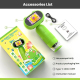 Microscope Numérique Portable Pour Enfants Avec Écran IPS 2 Pouces Grossissement 500 À 1000x 8 LED Réglables USB Type C - www...