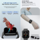 Montre Connectée Avec Écouteurs TWS Appels Bluetooth Suivi Cardiaque Écran Tactile 1 8 Pouce Résistance IP67 - www.yonis-shop...