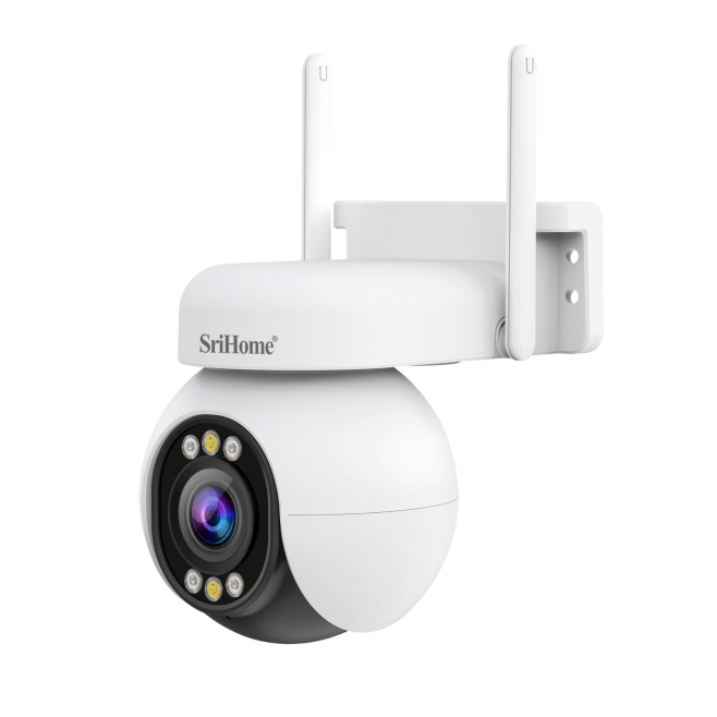 Caméra Dôme PTZ De Surveillance 4MP Avec Zoom Optique 5x Vision Nocturne Couleur WiFi Double Bande IP66 - www.yonis-shop.com