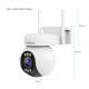 Caméra Dôme PTZ De Surveillance 4MP Avec Zoom Optique 5x Vision Nocturne Couleur WiFi Double Bande IP66 - www.yonis-shop.com