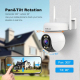 Caméra Dôme PTZ De Surveillance 4MP Avec Zoom Optique 5x Vision Nocturne Couleur WiFi Double Bande IP66 - www.yonis-shop.com