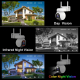 Caméra Dôme PTZ De Surveillance 4MP Avec Zoom Optique 5x Vision Nocturne Couleur WiFi Double Bande IP66 - www.yonis-shop.com