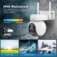 Caméra Dôme PTZ De Surveillance 4MP Avec Zoom Optique 5x Vision Nocturne Couleur WiFi Double Bande IP66 - www.yonis-shop.com