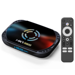 Box TV Android 14 4K UHD 4 Go 128 Go WiFi 6 Quad Core Télécommande Bluetooth 5.0 Ethernet Gigabit - www.yonis-shop.com
