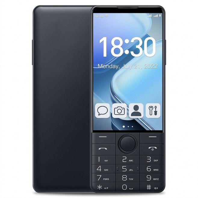 Téléphone À Clavier Tactile Android 13 4G 6 Go 128 Go Écran 4 Pouces Double SIM - www.yonis-shop.com