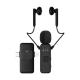 Microphone Cravate Sans Fil Pour Streaming Vlog Et Interview Avec Récepteur 2 En 1 Et Autonomie 6 Heures - www.yonis-shop.com
