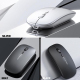Souris Sans Fil Rechargeable Silencieuse Bluetooth Tri Mode Pour 3 Appareils Avec Affichage Du Niveau De Batterie - www.yonis...