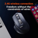 Souris Sans Fil Ergonomique Pour Bureau Silencieuse 5 Boutons 2400 DPI Batterie 500 mAh USB-C - www.yonis-shop.com