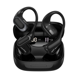 Écouteurs Bluetooth True Wireless Ouverts 8 Heures D’Autonomie Boîtier De Charge 500 mAh Avec Affichage Numérique