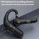 Casque Bluetooth Monaural Pour Appels Avec Réduction De Bruit Bouton Muet Autonomie 30 À 48 Heures IPX6 Affichage Numérique -...