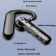 Casque Bluetooth Monaural Pour Appels Avec Réduction De Bruit Bouton Muet Autonomie 30 À 48 Heures IPX6 Affichage Numérique -...