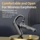 Casque Bluetooth Monaural Pour Appels Avec Réduction De Bruit Bouton Muet Autonomie 30 À 48 Heures IPX6 Affichage Numérique -...