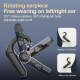 Casque Bluetooth Monaural Pour Appels Avec Réduction De Bruit Bouton Muet Autonomie 30 À 48 Heures IPX6 Affichage Numérique -...