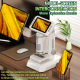Microscope Électronique Pour Enfants Avec Écran Couleur HD 4 Pouces Grossissement 100 À 1600x Photo Vidéo - www.yonis-shop.com