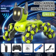 Robot Chien Télécommandé À 8 Roues Avec Rotation À 360° Lumières Musique Et Autonomie De 15 À 20 Minutes - www.yonis-shop.com