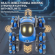 Robot Chien Télécommandé À 8 Roues Avec Rotation À 360° Lumières Musique Et Autonomie De 15 À 20 Minutes - www.yonis-shop.com