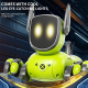Chien Robot Télécommandé À Huit Roues Rotation À 360 Degrés Lumières Musique Recharge USB Autonomie De 15 À 20 Minutes - www....