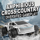 Voiture Télécommandée Amphibie Tout Terrain 4x4 Avec Rotation À 360° Portée 50 M Et 25 Min D’Autonomie - www.yonis-shop.com
