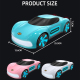 Voiture Télécommandée Avec Double Éclairage Et Effet Brumisateur 45 Min D’autonomie Portée 50 M USB Type C 2,4 GHz - www.yoni...