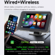 Écran Portable CarPlay Android Auto Sans Fil Pour Voiture Avec Écran IPS 4,7 Pouces Et Compatibilité Caméra De Recul - www.yo...