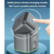 Support De Charge Sans Fil Rotatif 3 En 1 Pour Smartphone Montre Et Écouteurs 15 W Compatible Qi Rotation 180 Degrés - www.yo...