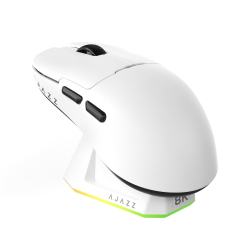 Souris Gaming Légère Tri Mode Filaire 2.4G Bluetooth 26000 DPI 8000 Hz Avec Base De Charge Magnétique RGB