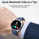 Montre Connectée Bluetooth Pour Appels Écran AMOLED IP68 Suivi Cardiaque Et Sommeil 100 Modes Sport Autonomie 7 À 10 Jours - ...