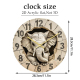 Horloge Murale Décorative Éléphant 3D Stéréoscopique Silencieuse En Acrylique Pour Salon 11 Pouces - www.yonis-shop.com