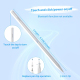 Stylet Tactile Rechargeable Type C Magnétique Haute Précision Pour Écrans iOS Et Android Avec 2 Pointes De Rechange - www.yon...