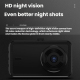 Dashcam Voiture Avant Arrière WiFi Vision Nocturne 1440P Écran IPS 3 Pouces Enregistrement En Boucle - www.yonis-shop.com