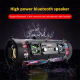 Enceinte Bluetooth Portable 20 W Son Surround 360° Batterie 1500 mAh Entrées AUX USB TF Et Micro Filaire - www.yonis-shop.com