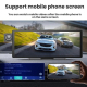 Écran CarPlay Sans Fil Avec Dashcam Double Caméra Vue Avant Et Habitacle GPS Android Auto Commande Vocale - www.yonis-shop.com