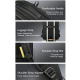 Sac À Dos Ordinateur Portable 17 Pouces Compressible 27 À 37 L Étanche Convertible USB Poches Humide Sèche - www.yonis-shop.com