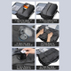 Sac À Dos Ordinateur Portable 17 Pouces Compressible 27 À 37 L Étanche Convertible USB Poches Humide Sèche - www.yonis-shop.com