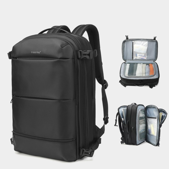 Sac À Dos Pour Ordinateur Portable 17 Pouces Extensible 27 À 37 L Convertible 2 En 1 Compartiment Sec Humide - www.yonis-shop...