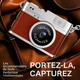 Mini Appareil Photo Numérique Pour Enfants Avec Pendentif Collier Écran IPS 0,96 Pouce Vidéo HD 1080P Filtres Photo Et Mémoir...