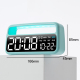 Réveil LED De Chevet Avec Lumière D’Ambiance Écran Digital Double Alarme Calendrier Et Luminosité Automatique Réglable - www....