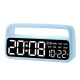 Réveil LED De Chevet Avec Lumière D’Ambiance Écran Digital Double Alarme Calendrier Et Luminosité Automatique Réglable - www....