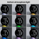 Réveil Électronique LED Multifonction De Chevet Avec Double Alarme Éclairage Ambiant Et Réglage Automatique De Luminosité - w...