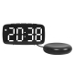 Réveil Électronique LED De Chevet Avec Vibreur Luminosité Réglable Et Affichage Heure Température Date - www.yonis-shop.com