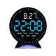 Réveil Électronique LED Multifonction Avec Deux Alarmes Affichage Date Jour Et Secondes Veilleuse Colorée - www.yonis-shop.com