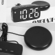 Réveil Électronique De Chevet Avec Vibreur Affichage LED Température Date Et Luminosité Réglable Source USB Ou 3 Piles AAA - ...
