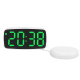 Réveil Électronique LED De Chevet Avec Vibreur Luminosité Réglable Alimentation USB Ou 3 Piles AAA Non Incluses - www.yonis-s...