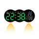 Horloge Murale Numérique LED Avec Télécommande Grand Affichage Heure Date Température Alarme Compte À Rebours Et Éclairage - ...