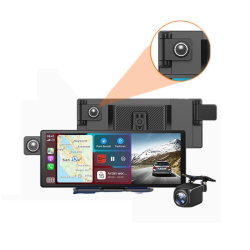 Écran CarPlay Sans Fil Avec Android Auto Dashcam Double Caméra GPS Et Caméra De Recul 1080p - www.yonis-shop.com
