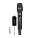 Microphone Sans Fil Pour Chant Avec Récepteur Bluetooth 5.0 Portée 30 Mètres Autonomie 8 Heures Jack 3.5 Et 6.35 Mm - www.yon...