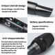 Microphone Sans Fil Pour Chant Et Diffusion En Direct Portée 30 M Autonomie 8 H Compatible Jacks 3.5 Et 6.35 Mm - www.yonis-s...