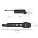 Microphone Sans Fil Bluetooth 5.0 Avec Récepteur Pour Chant Portée 30 m Autonomie 8 h Compatible 3.5/6.35 mm - www.yonis-shop...