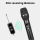 Microphone Sans Fil Bluetooth 5.0 Avec Récepteur Pour Chant Portée 30 m Autonomie 8 h Compatible 3.5/6.35 mm - www.yonis-shop...