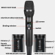 Microphone Sans Fil Bluetooth 5.0 Avec Récepteur Pour Chant Portée 30 m Autonomie 8 h Compatible 3.5/6.35 mm - www.yonis-shop...